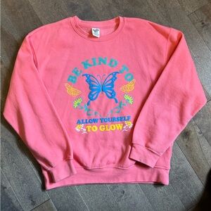 Pacific & Co Pink and Blue Kids Sweatshirt Size M